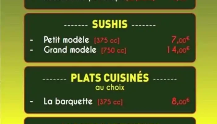 Tan Phat -  Menu - Bergerac