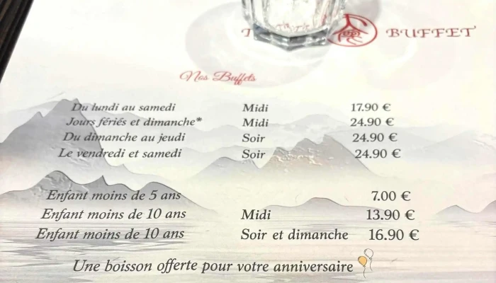 Taste Buffet Horaire - Saint-pierre-du-mont