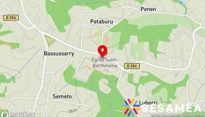 Trinquet Dufourg -  Carte - Bassussarry