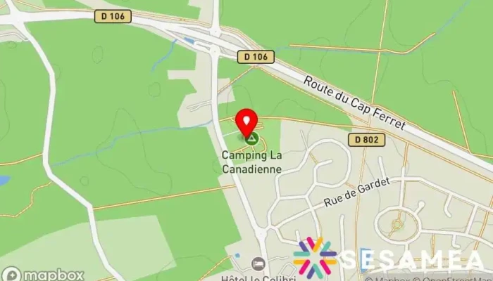 Vert Marine -  Carte - Arès