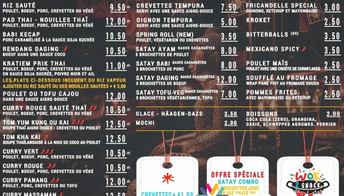 Wok 2 Snack -  Menu - Pays De Belvès